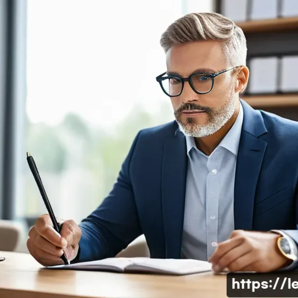 리더십 코치 자격 시험 준비 - A professional study environment featuring a focused adult learner sitting at a modern desk with a w...