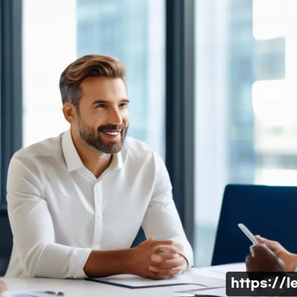 실무 리더십 코칭의 중요성 - A professional business leader engaging in a coaching session with a diverse team of employees in a ...